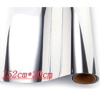 Folia elektroplaterowana zmieniająca kolor srebrna 152 cm * 20 cm