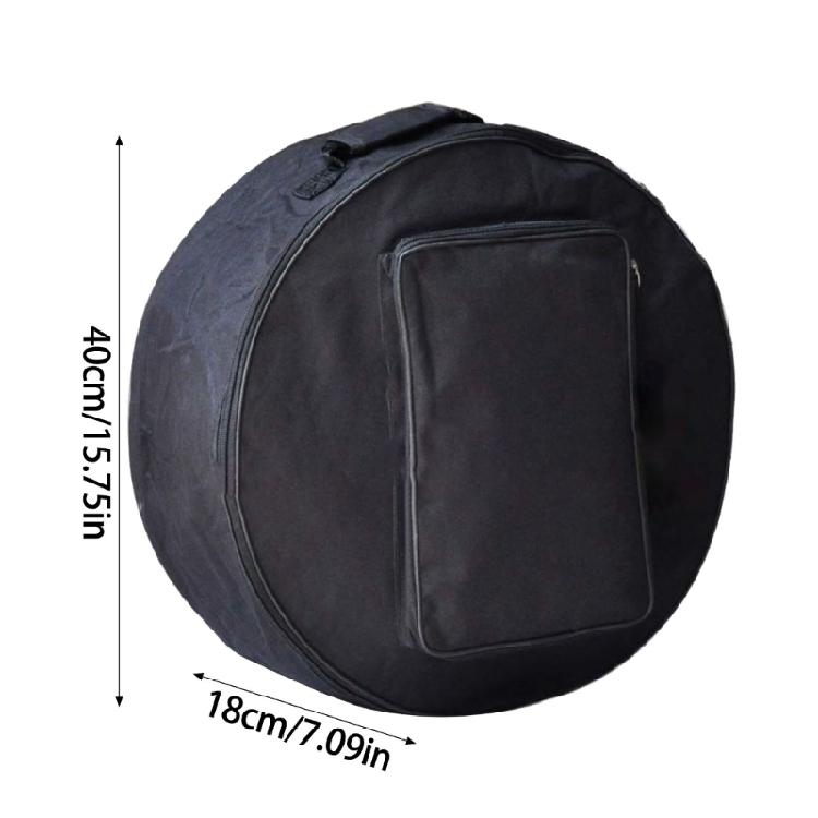 Portable Snares Drum Bag Backpack Case  Large Capacity Drum Storage Bag Oxford Cloth Drum Backpack With Outside Pockets