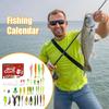 Christmas Countdown Advent Fishing Christmas Fishing Lure 24 Days Countdown Calendar Tackle Bait Lures Saltwater Freshwater Gear
