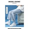 Men's jeans 2026 new style loose straight casual long pants wide-leg pants