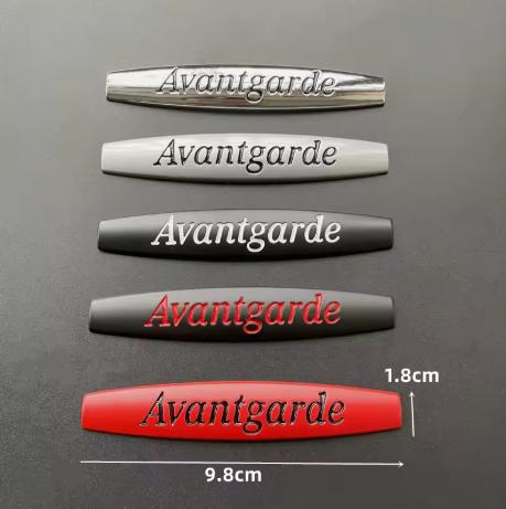 3D Metal Logo Avantgarde Emblem Car Fender Badge For Mercedes Benz W205 W211 W212 W203 W204 Avantgarde Sticker Accessories
