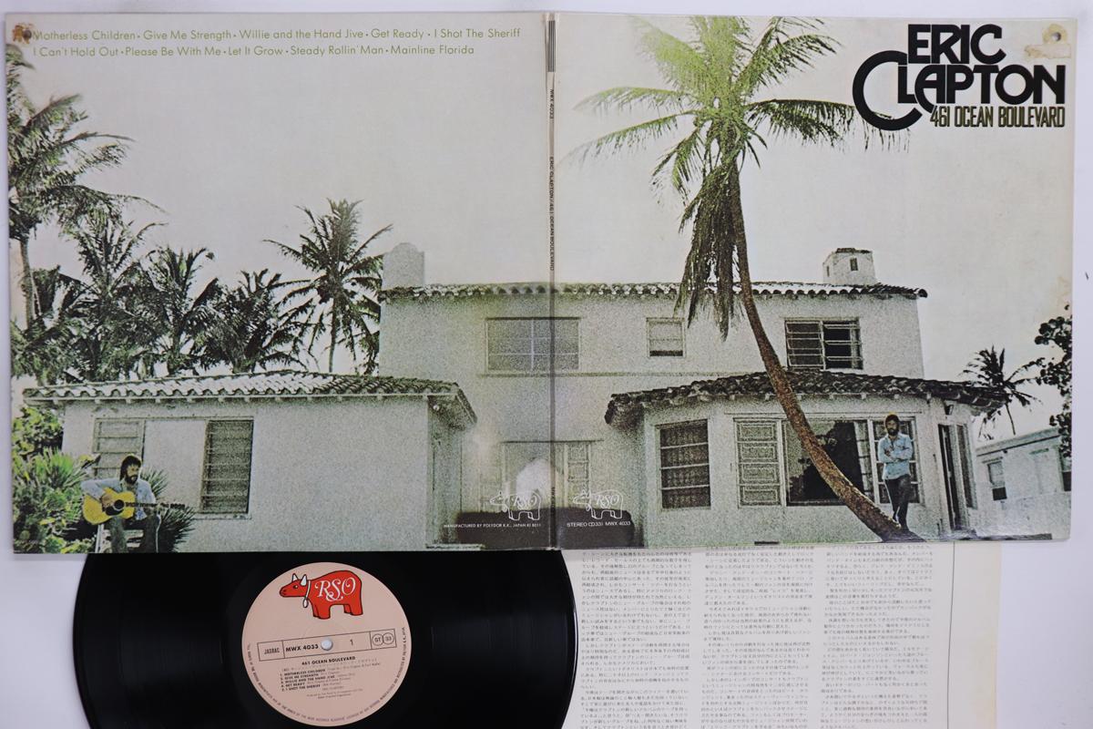 Виниловая пластинка ЭРИК КЛЭПТОН 461 Ocean Boulevard MWX4033 RSO 1980 Япония Рок Б/у