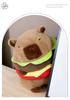 Capybara Hamburger Plush Pillow Doll - Perfect Birthday Gift for Women