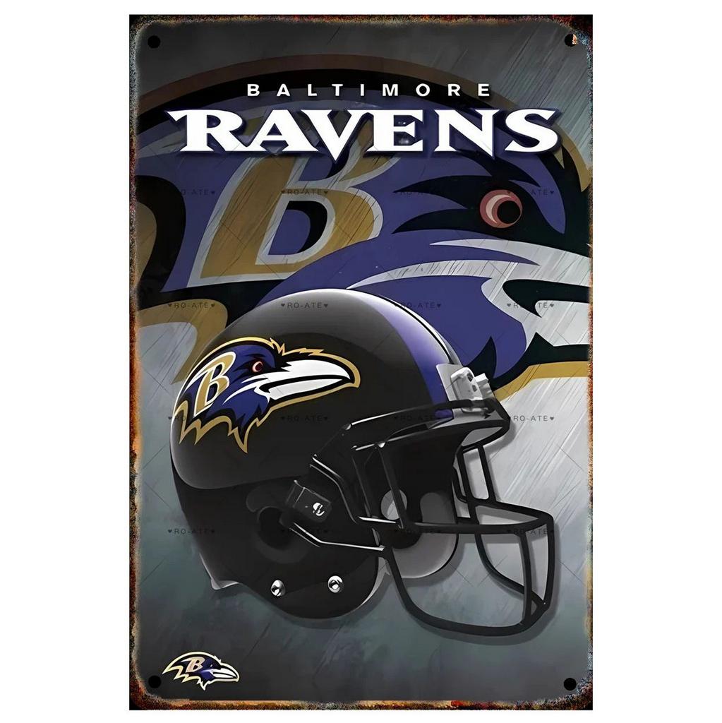 Football Helmets Metal Tin Signs Wall Decoration Plaque Vintage Art Poster Iron Painting for Man Cave Home Cafe Garden Club Bar