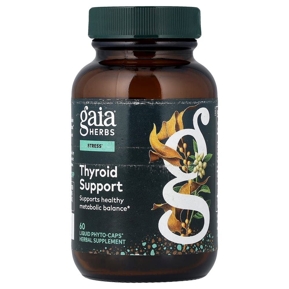 Gaia Herbs Thyroid Support 60 Liquid Phyto-Caps
