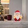 Funny Gifts for Adults Christmas Middle Finger Light, Naughty Santa Claus Reindeer Giving Lamp with LED Decorative Resin Figurine Warm Glow, Wall And