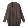 Autumn 2023 Women's Pure Wool Buttonless Cardigan Sweater