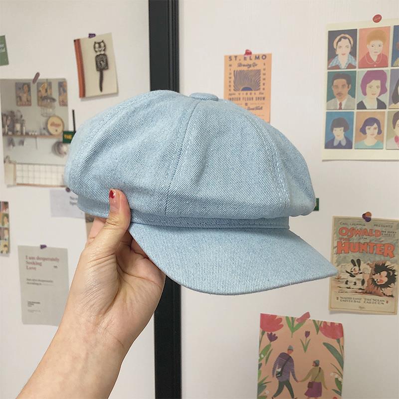 

Простая модная женская шляпа весенне-летний берет