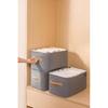 Clothes Storage Box Foldable Nonwoven Fabric With Stackable Design For Bedroom And Closet Organization