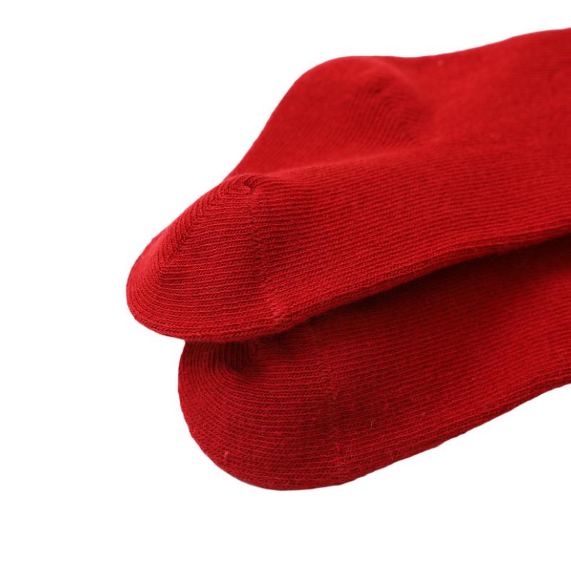 2 Paar Kinderweihnachtssocken, mittelhohe Socken mit Schleifendekoration für Kleinkinder, Mädchen, Jungen, 0-4 Jahre