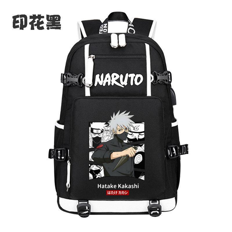 Naruto Anime Backpack Lightweight Ergonomic Lumbar Support Large Capacity for Students