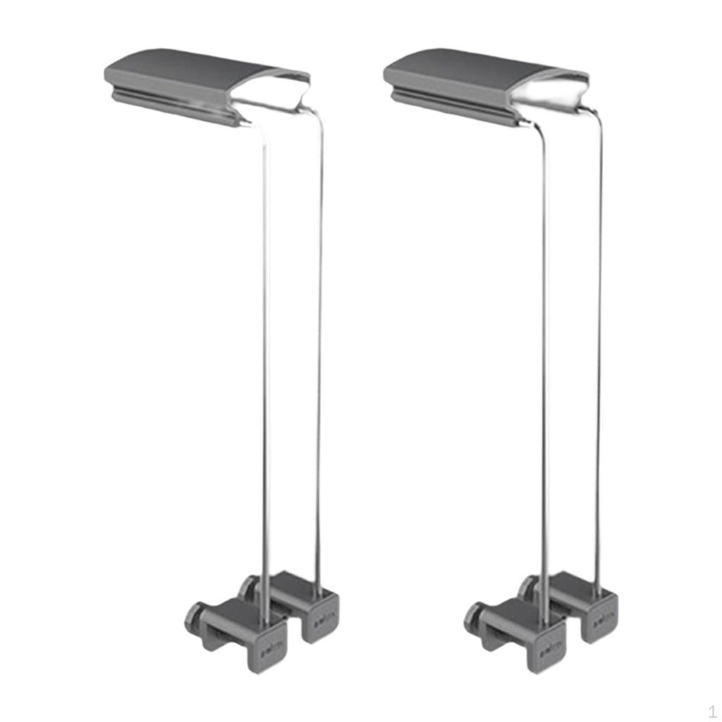 2 Aquarienlampenhalter, Einfach zu installieren, Stilvolle und vielseitige Metallständer für Lampen.