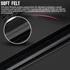 Rear Tailgate Liftgate Trunk Hatch Car Outer Door Window Moulding Sweep Felt Trim Seal Weatherstrip Compatible With Toyota 4Runner 2003-2009 Replace