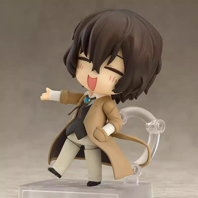 Nendoroid Bungou Stray Dogs Figure Dazai Osamu Nakahara Chuuya Anime Collectible Action Figure Cute Chibi Style Anime Merchandise Collectible Display