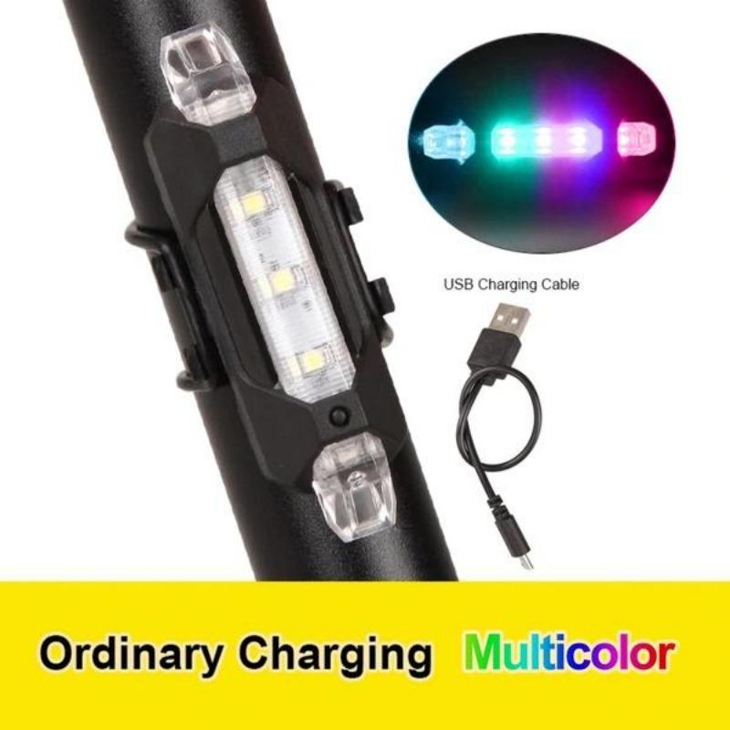 

Ultra Bright LED Rear Bike Tail Light 3 Modes Flashing Safety Warning Light USB Rechargeable Bicycle Taillights