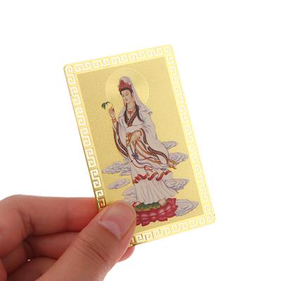 Nanwu Guanyin Bodhisattva Buddha-kort Hjärtsutran Buddha-kort Fredsamulettkort