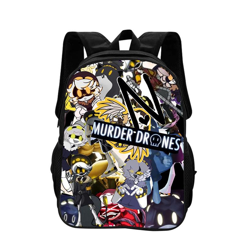 Murder Drones Backpack Lightweight School Backpack for Child Light Weight Child Knapsack Fashion Rucksack Best Gift