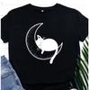 T-shirt da Donna Casual Spider Girocollo Manica Corta Primavera Estate Stile Coreano Magliette Top Donna Grafica Gotica T-shirt Abbigliamento