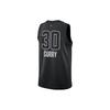 Jordan X NBA Stephen Curry Warriors #30 Logo Print Athletic Sweat-Wicking Tank Top Men Tops Black 928873-011