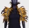 Fashion Feather Shawl Cape Stage Performance Costume Feather Vest Fake Collar Scarf Masquerade Role Playing Anime Accessories