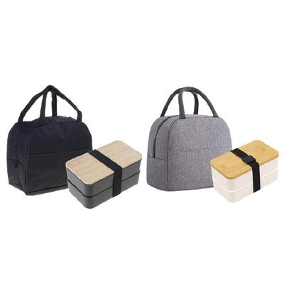 Multi Sectional Lunch Container Food Grade Materials Lunch Box Elegant Food Storage Container with Warm Keep Bag