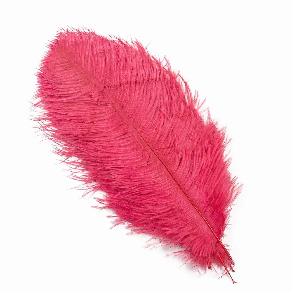 20-45Cm/8-18Palců Barevná Pštrosí Pera 10Ks/Lot Bílé Pštrosí Peří Velkoobchod Pro Svatbu Domů Váza Osvětlení Plumas Dekorace