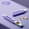 Modern Simple Design Pill Organizer With Cover And Detachable Sections For Travel And Home