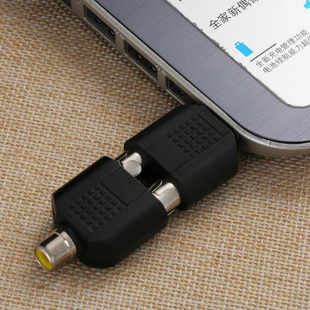 3.5mm To Dual 2 RCA Female Male Jack Audio Adapter Y Splitter Audio Adapter for TV Video Headphone Converter Video Accessories