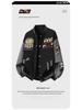 2026 Men's American Retro Digital Embroidery Baseball Jacket - Trendy, Versatile Casual Outerwear