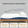 Mattress 90x190cm for 2 People, Green Tea Memory Foam Mattress, Removable Washable Cover, Medium Firmness