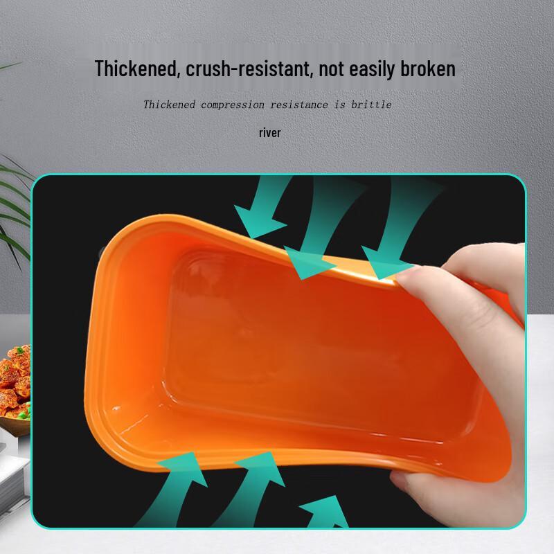 Jinmei Hewang 1000ml Rectangular Disposable Meal Prep Containers with Lids