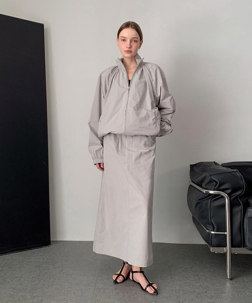 Baseukala Dana Slit Long Skirt (3Colors)