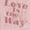 Star Wars: The Mandalorian Unisex Adult Love Is The Way Baby Yoda T-Shirt