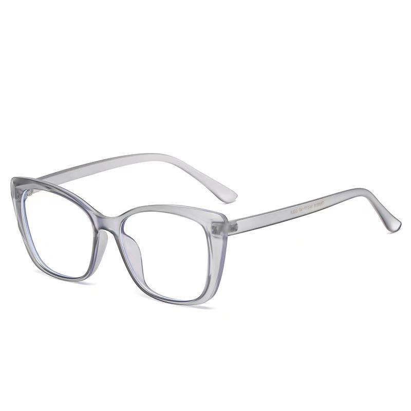 

New Vintage Gradient Eyeglasses Anti Blue Light Myopia Transparent Cat Eye Glasses Frame Fashion Unique 0