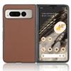 For Google Pixel Fold Fiber Carbon Texture Leather Case Ultra Thin Shockproof Protective Non-Fingerprint Cell Phone Cover