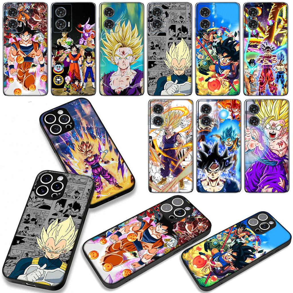 Gokus Son Dragon Gohan Balls Case for Motorola Moto G54 G05 G24 G55 G75 G9 G85 G15 G57 G86 Power Edge 50 30 Ultra Fusion neo Pro