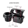 Multifunctional Car Window Storage Box: Phone Holder, Cup Holder, Key Organizer.