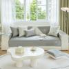 Cool Feeling Summer Sofa Slipcover Ice Silk Cold Sofa Towel Non-Slip Sectional Couch Cover Furniture Protector for Living Room