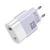 2.4A Dual USB Charger: 2-Port Mobile Charger Head, US/EU/KR/UK Compatible