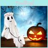 Halloween Ghost Dog Walking Decor Figurine For Home Garden Party Modern Style Gifts