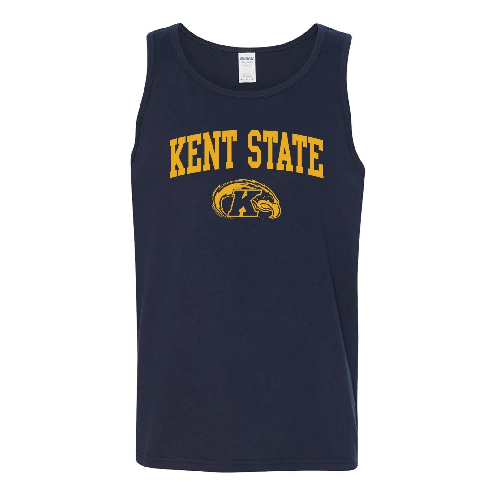 Kent State Golden Flashes Arch Logo Tank Top - Navy M
