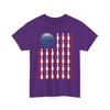 Bowling American Flag Shirt, Bowling Ball and Pins Bowler Women Men T-Shirt
