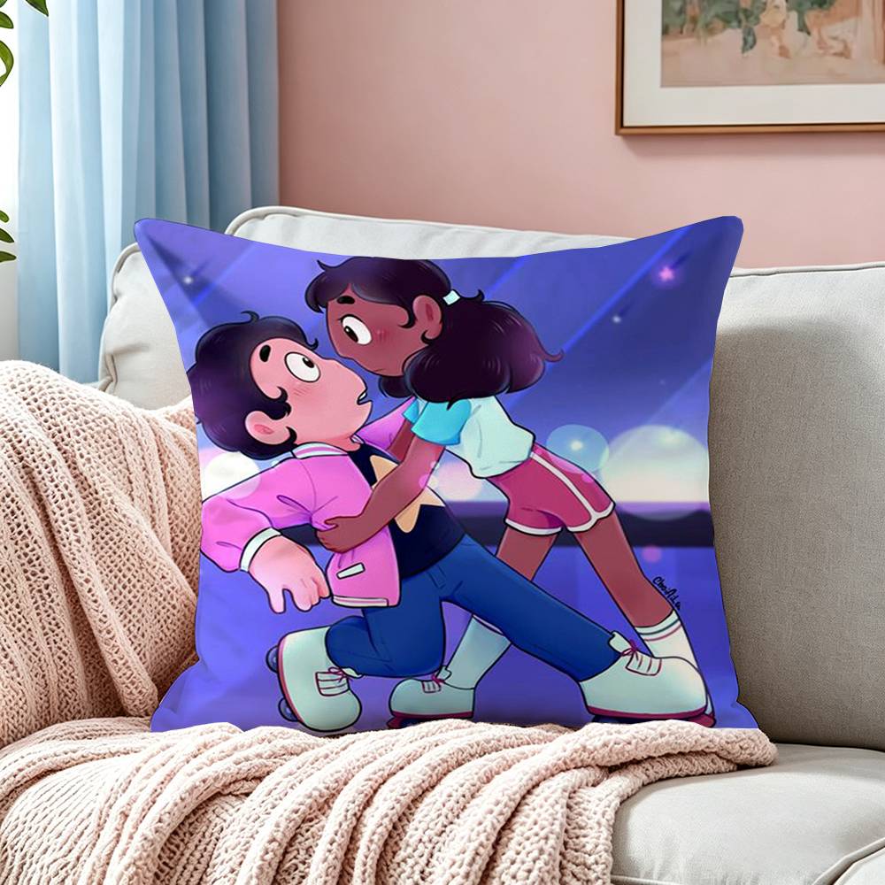 Ssteven Universe Square Doublesided Printed Pillow Case Bedroom Bedside Pillow Sofa Cushion Cover