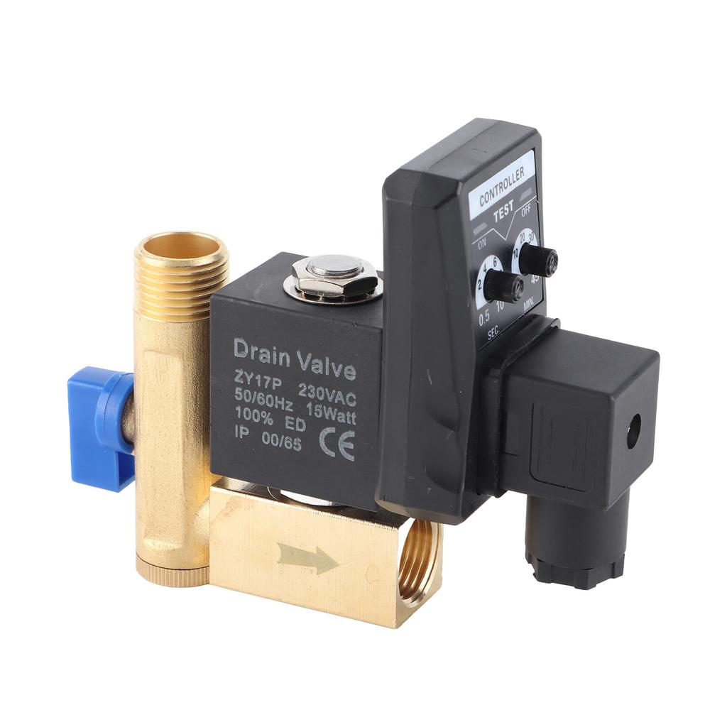 G1 2 DN15 Automatic Electronic Timed Drain Valve for Air Compressor Condensate (AC230V)