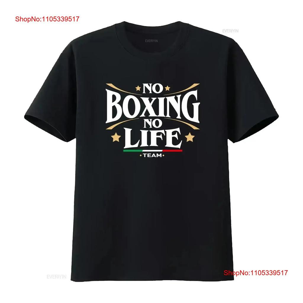 No Boxing Life Canelo Alvarez Team Logo Unisexs Black T Shirt Size S To 5xl Vintage Streetwear Casual Fashion Vintage