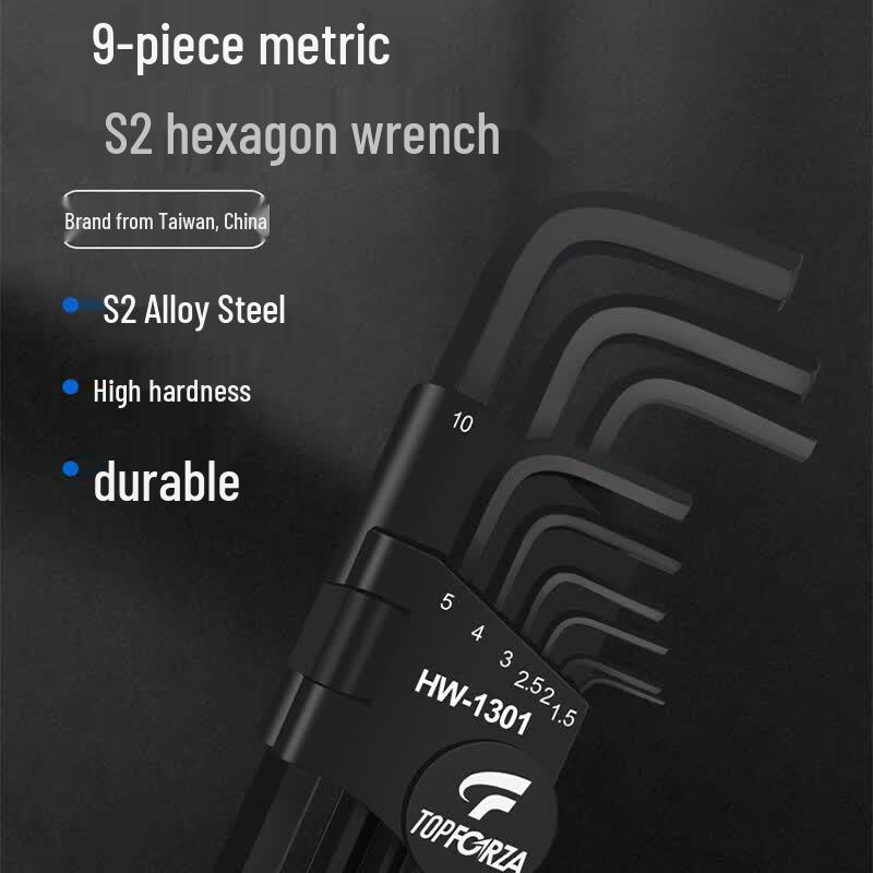 TOPFORZA Metric Ball-End Hex Key Set
