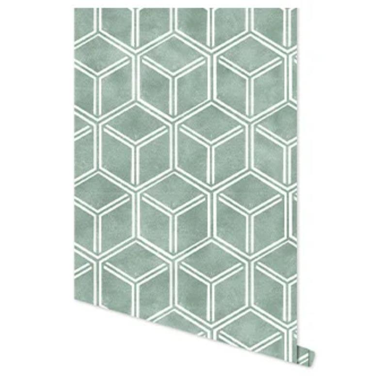 Gitter Kontaktpapier zum Abziehen und Aufkleben Schlafzimmer Geometrisch Selbstklebend Gestreifte Tapete für Badezimmerschrank
