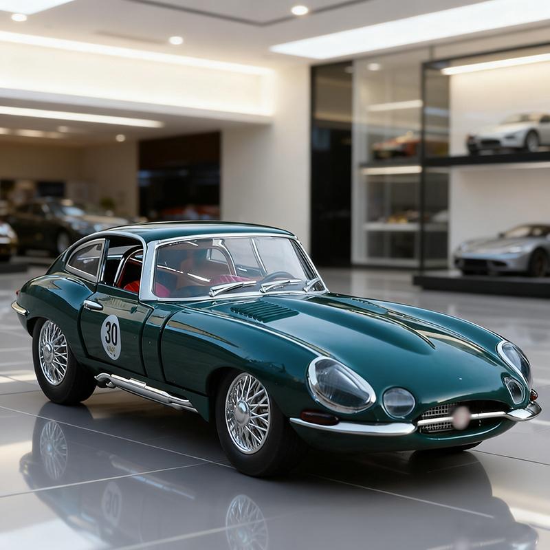 חדש 1/24 יגואר E-Type דגם מכונית סגסוגת צעצוע Diecasts יציקת מתכת מכונית צעצוע עם צליל ואור לילדים רכב