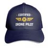 Certified Drone Pilot Baseball Cap Fashionable Dropshipping Trucker Cap Christmas Hat Unisexs Tennis Womens