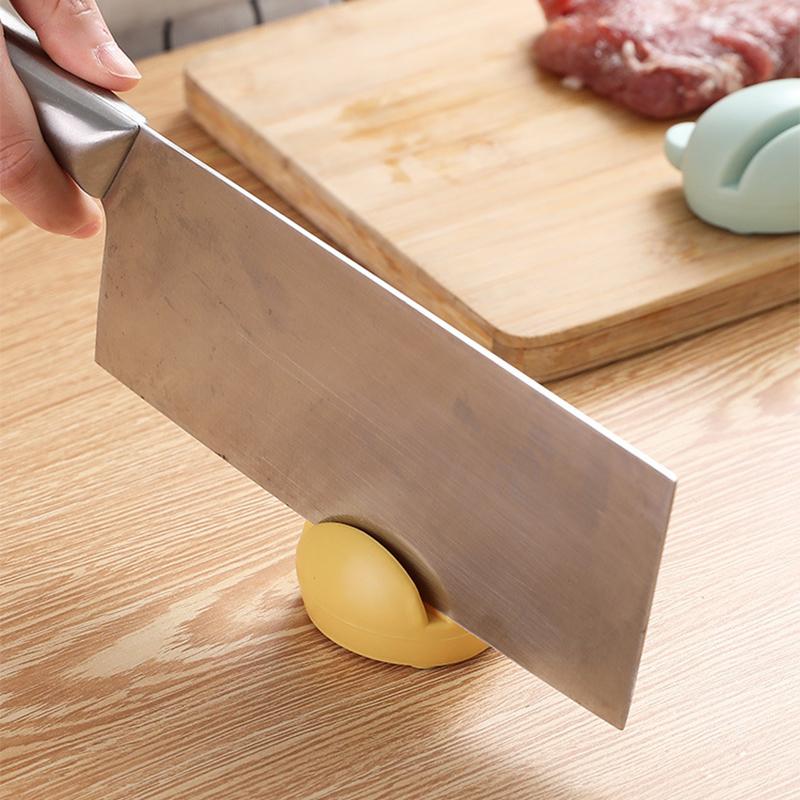 1pcs Mini Cartoon Knife Sharpener,Creative Frog Shape Knife Scissors Sharpening Device for Home,Portable Sharpener for Outdoor